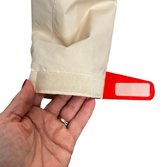 Columbia Off White/Orange Omni Shield Water Resistant Full Zip/Snap Closure XL - Picture 6 of 16